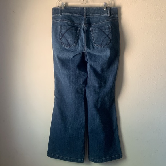 Lane Bryant Tighter Tummy Technology Boot Cut Jeans Size 14 Dark Wash - Picture 2 of 7